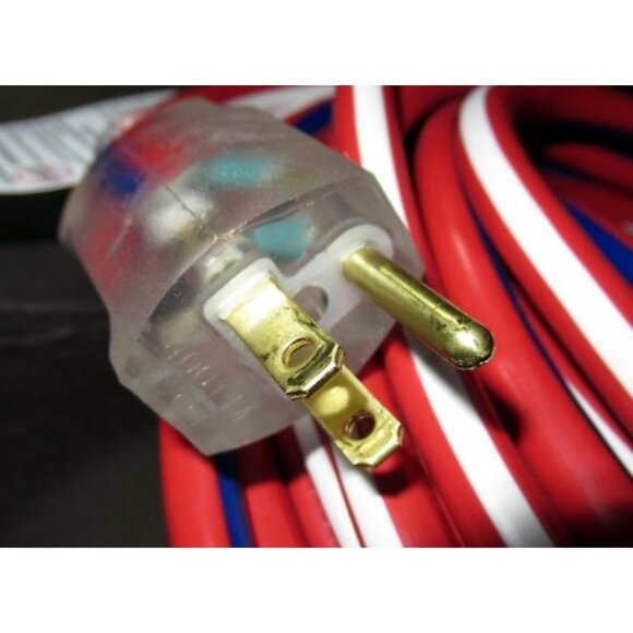 Heavy Duty Extension Cord, 100Ft, 12 Gauge, 3 Conductor, Water Resistant - Picture 3 of 4